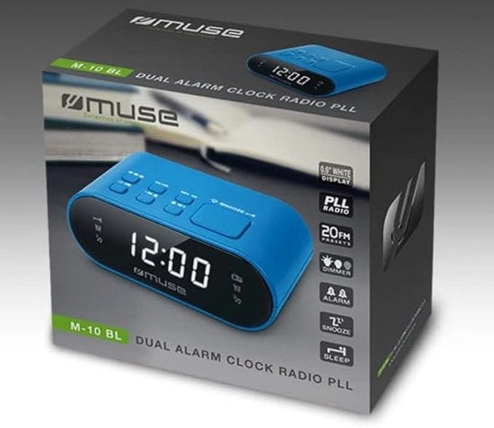 Radio Alarmando con Alimentazione a Cavo - Radio a Orologio - Radio Alarmando - Radio a Orologio con Alarmando - Radio DAB - Radio DAB con Alarmando