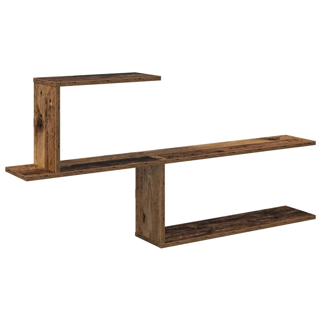 Scaffale da parete Legno antico 122 x 18 x 60 cm 8012186