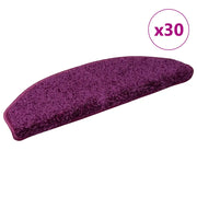 Tappetini per scale 30 pz 65x21x4 cm Viola Semicircolari Grandi 3365817