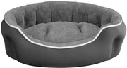 Letto per cani e gatti, argento, 48 x 42 x 16 cm