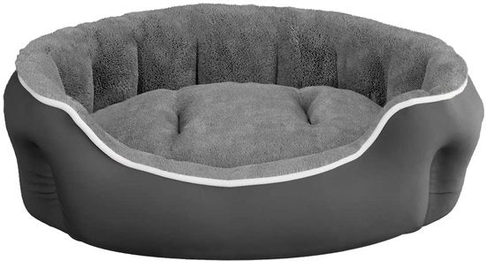 Letto per cani e gatti, argento, 48 x 42 x 16 cm