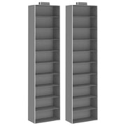 Organizer per Armadio da Appendere 2 pz con 10 Ripiani Tessutocod mxl 103833