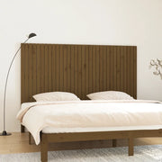 Testiera da Parete Ambra 204x3x110 cm in Legno Massello di Pino 824931