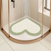 Mat Douche Antislip 60x60 cm, Comfort, con Fessure di Scarico, Massaggio PVC Luffa, Mat Antislip per Doccia e Ambiente Bagnato, Rapido Secchezza