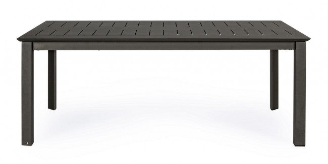 Tavolo Allungabile Konnor 200-300x110 cm Antracite in Alluminio