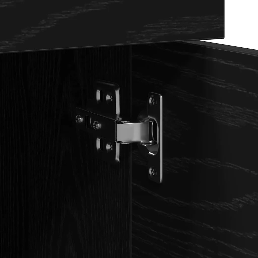 Armadio per File Rovere Nero 45 x 38 x 54 cm Legno multistrato 862771