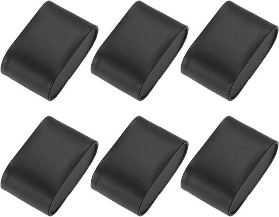 Display per orologio - Set di 6 - Cuscino di supporto in nero - 4 cm x 1,26 pollici