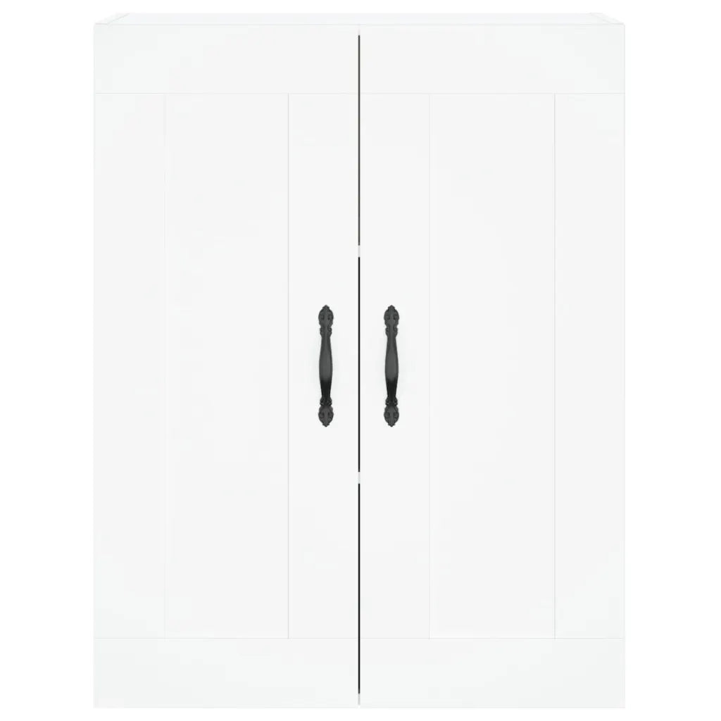 Credenza Bianca 69,5x34x180 cm in Legno Multistrato 3200033