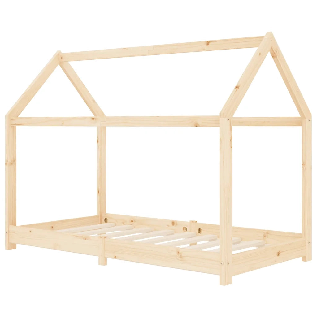 Giroletto per Bambini in Legno Massello di Pino 80x160 cm 283347