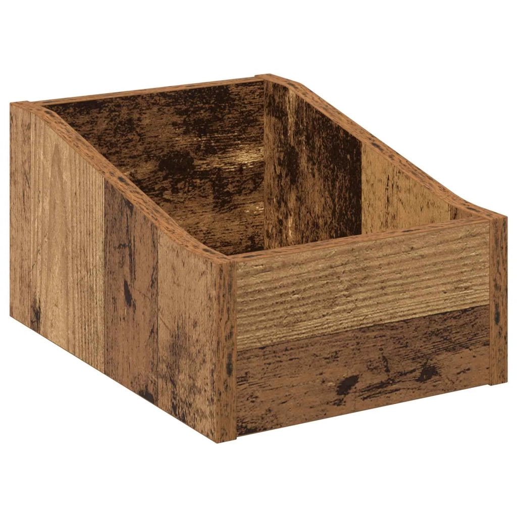 Scatola per dischi LP Legno antico 23 x 33 x 16 cm 8012790