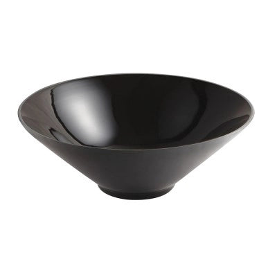Lavabo da appoggio slim 40,5 cm nero in ceramica  Paras