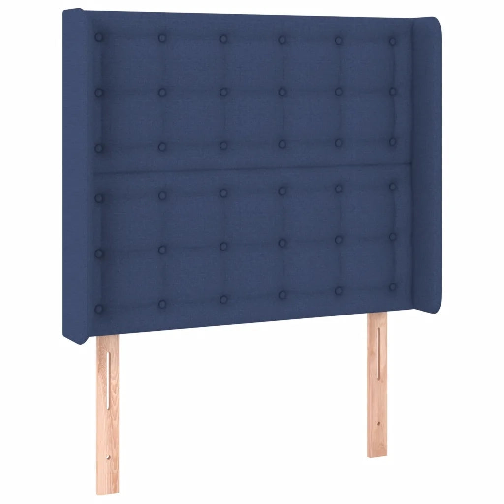 Giroletto a Molle con Materasso Blu 90x200 cm inTessuto 3132287