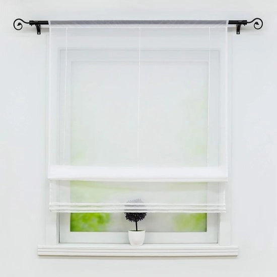 Velo di velluto - Trasparente - 80 x 155 cm - Bianco - 1 pacchetto