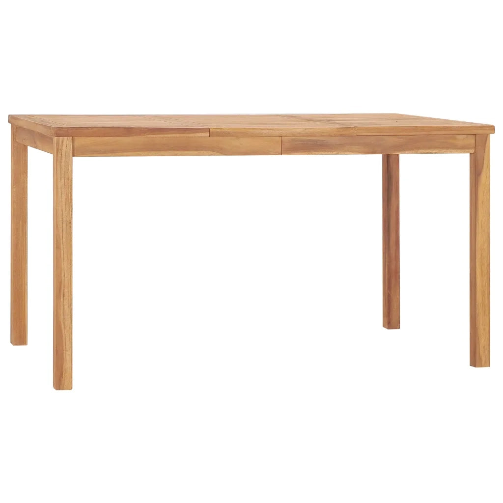 Set da pranzo da giardino 5 pz 140x80 cm in legno massello di teak 3059929
