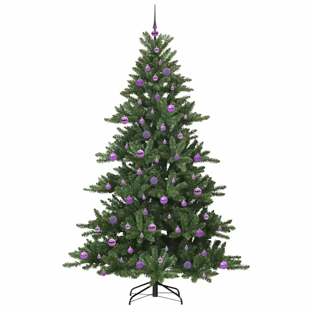 Albero di Natale Artificiale con Rami Pieghevoli Verde 210 cm 3397685