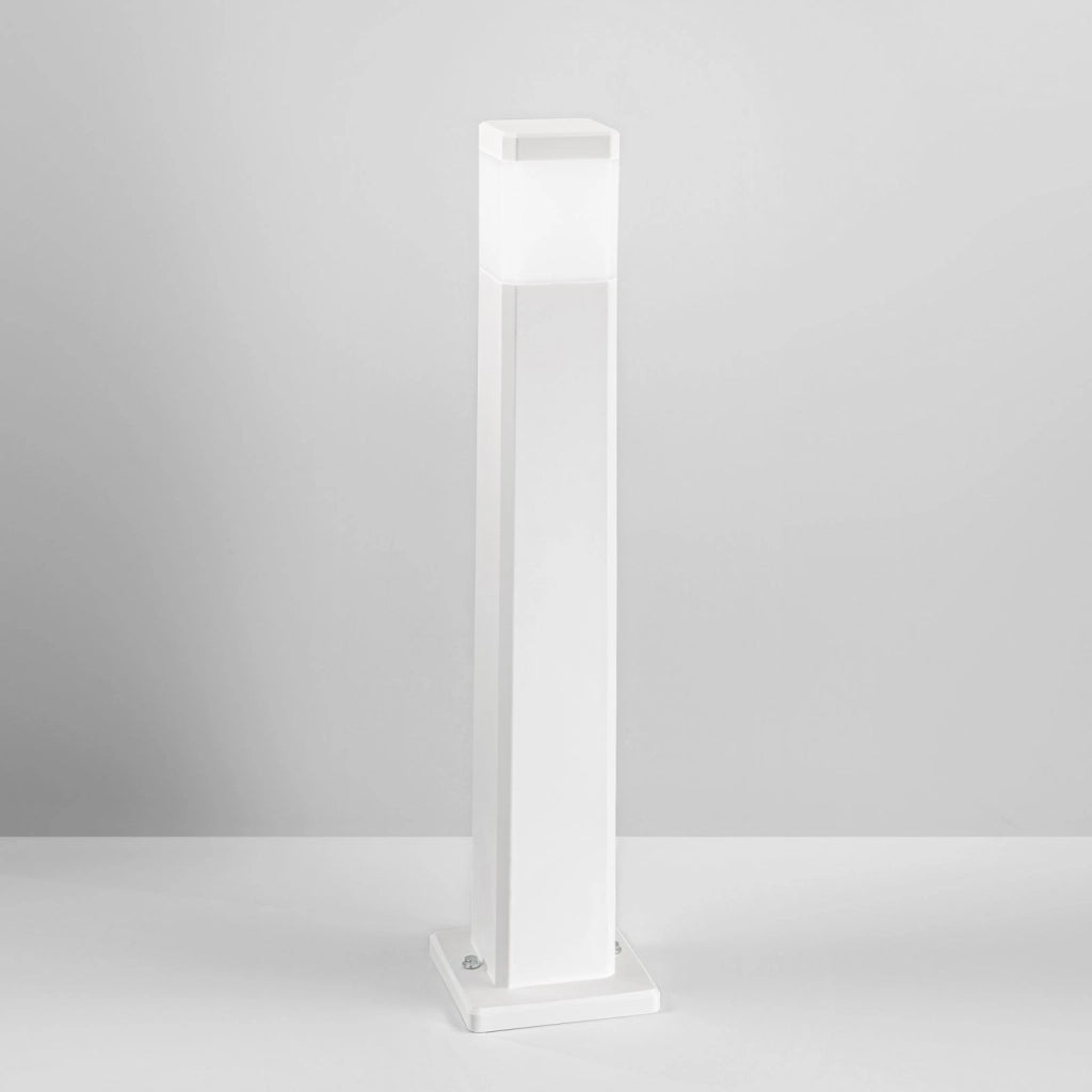 PALETTO FOCUS BIANCO SQUADRATO 1 LUCE ATTACCO GU10 IP65 17,5X17,5X77,5CM
