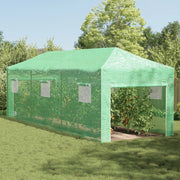 Serra a cui si puÃ² entrare con telaio pieghevole Verde 870x290x315 cm Acciaio