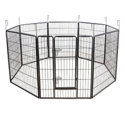 Recinto/Gabbia per cani cuccioli e animali domestici 163 x 163 cm Grigio 3712022