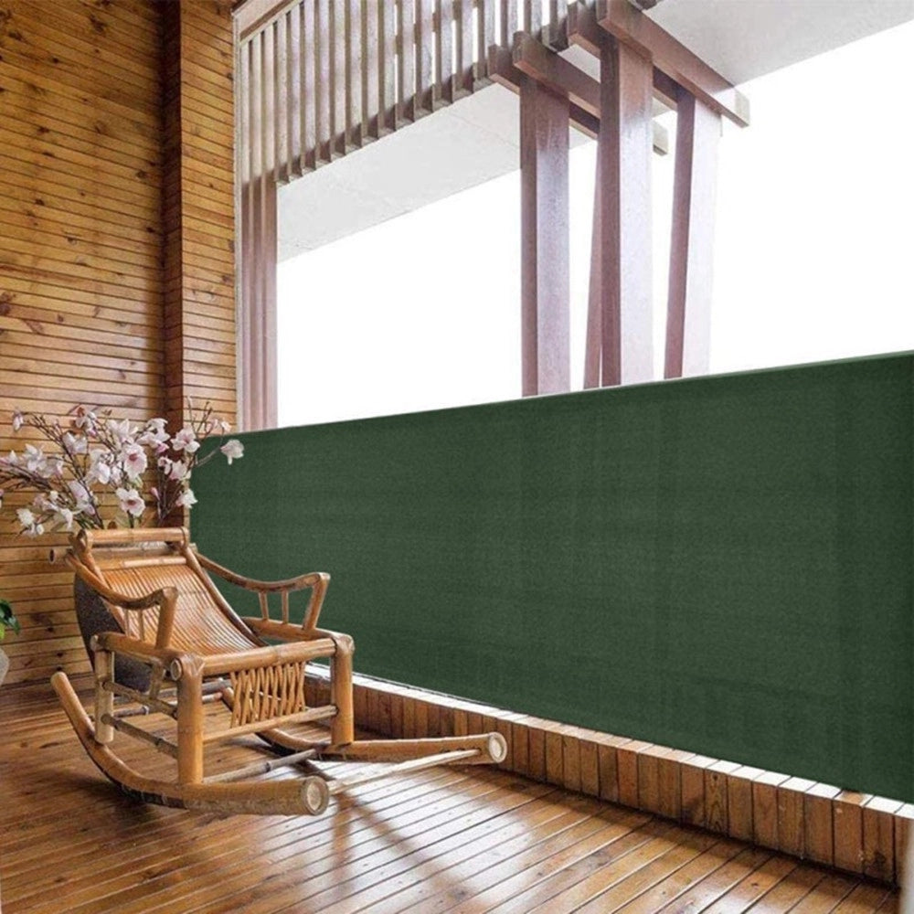 Trade Shop - Rete Ombreggiante Schermante Verde 1.5x5mt Per Protezione Giardini Terrazze 134701 -