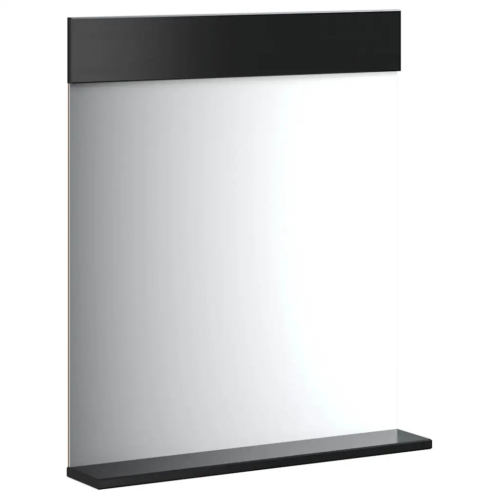 Set Mobili da Bagno | Armadio da bagno 3 pz BERG Nero in Legno Massello di Pino