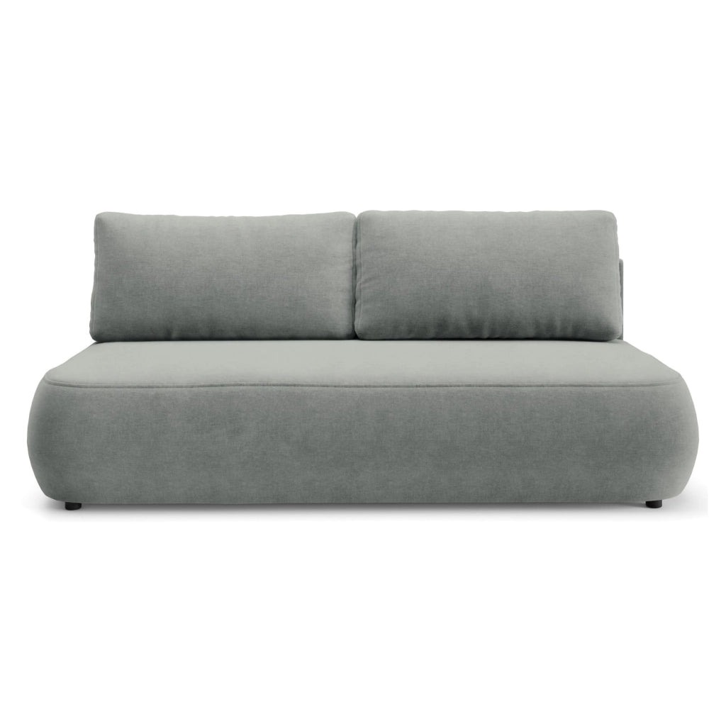 Brugnato, Divano Letto 2 Posti Contenitore, 210x106 cm Grigio