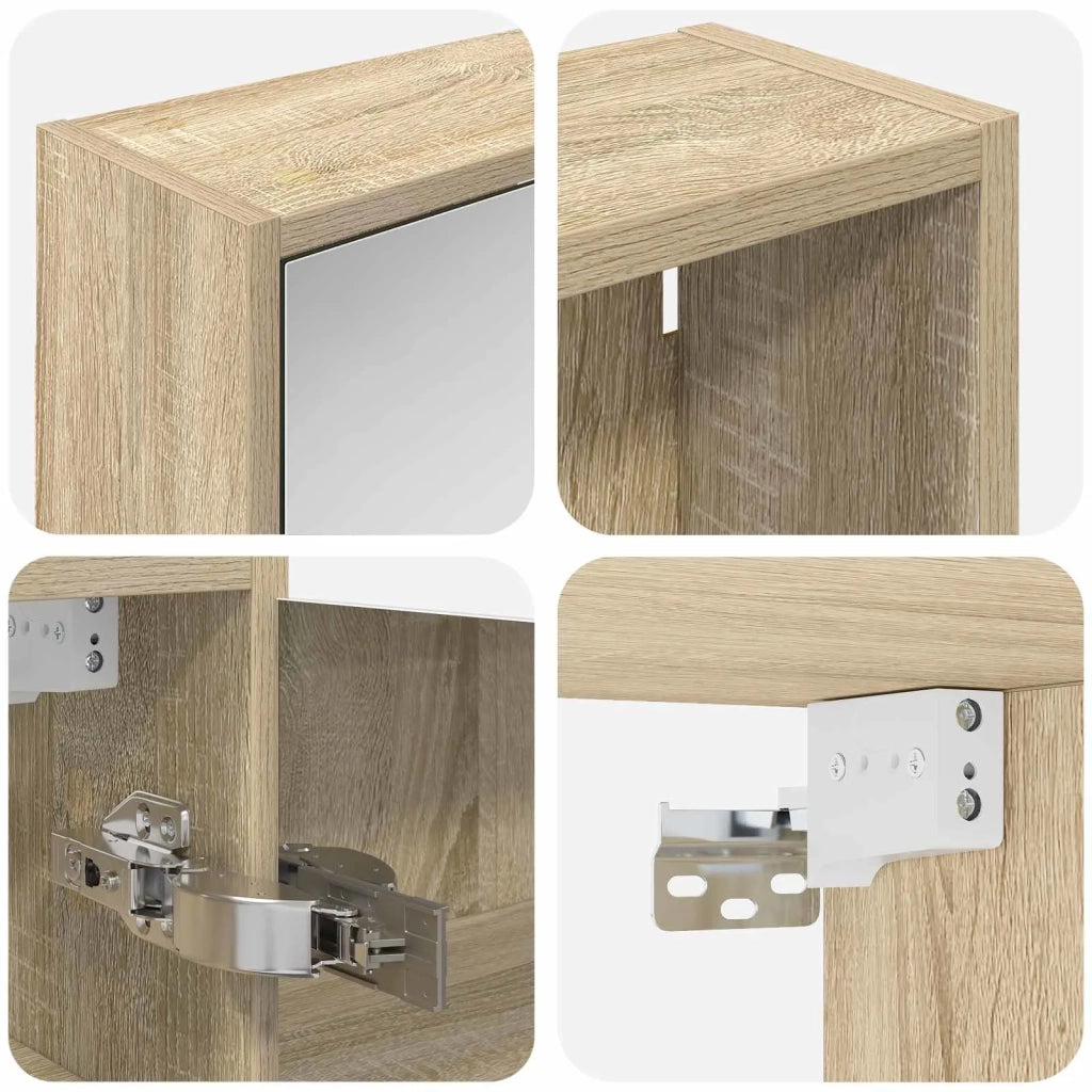Set di Armadi da Bagno con lo scaffale 3 pcs 126 x 16 x 62.5 cm 3403826