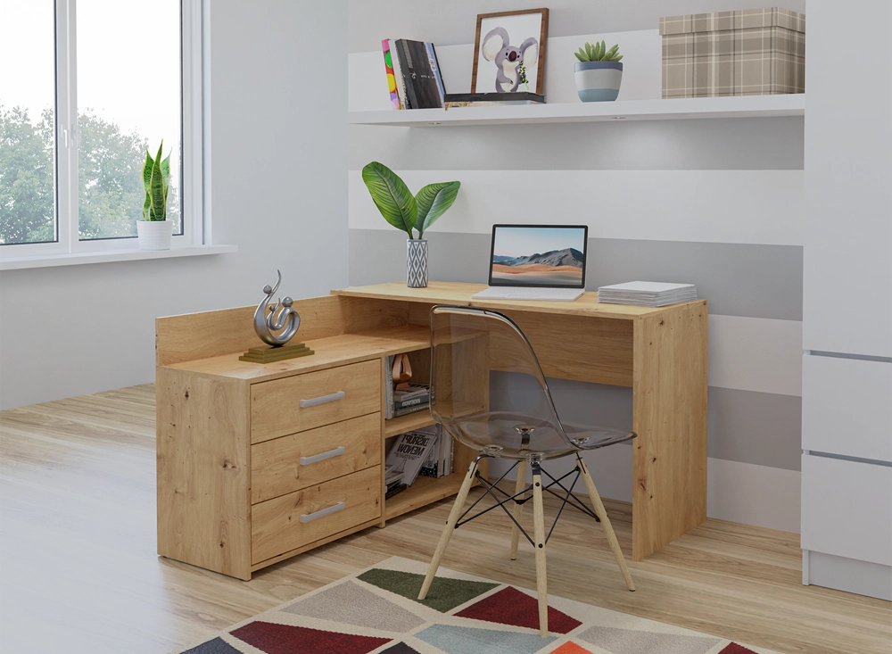 Scrivania DANY rovere artisan per ufficio e studio