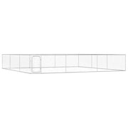 Canile da Esterno in Acciaio Zincato 6x6x1 m cod mxl 59360