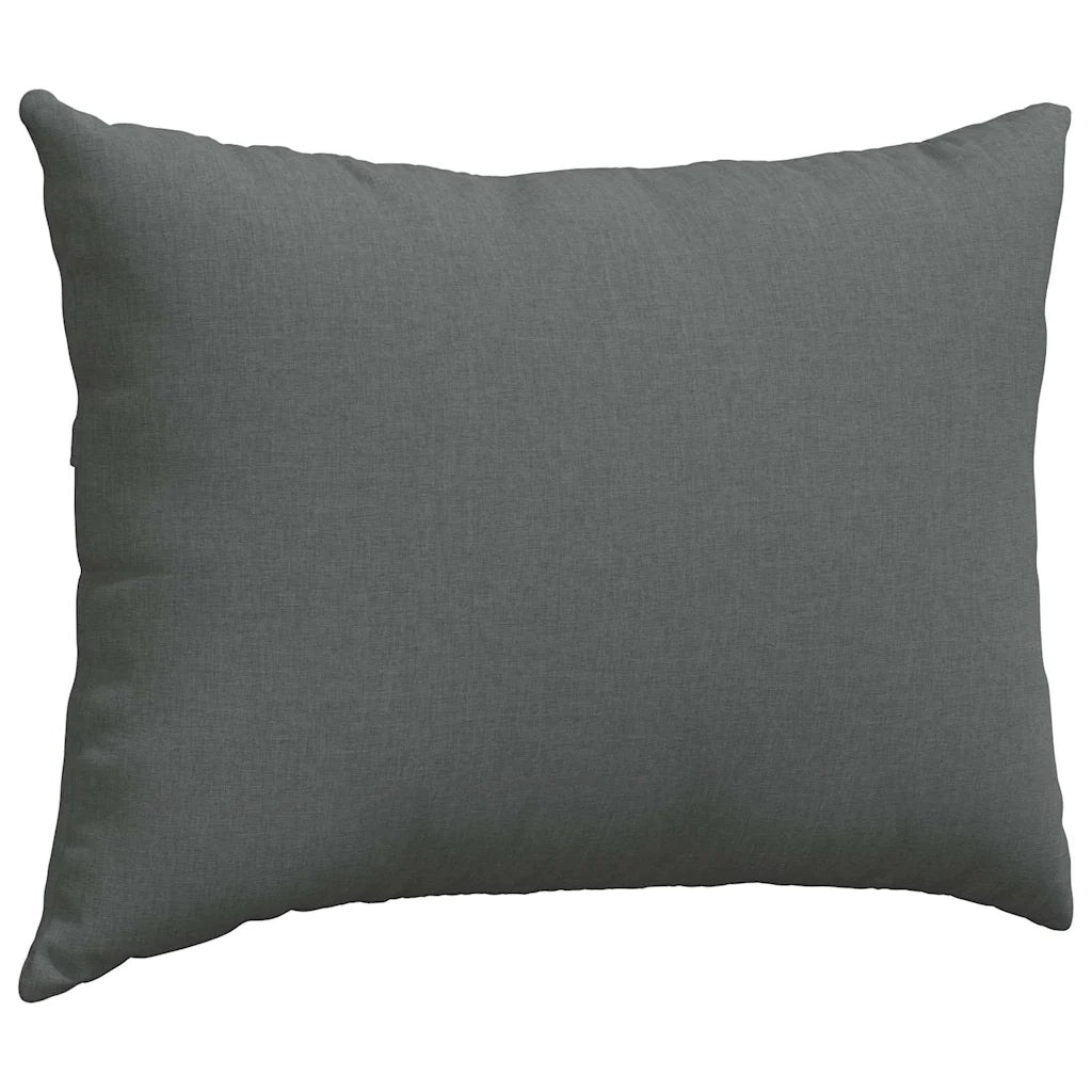 Cuscini da Divano 2 pz-Set di 2 Cuscini per Sofa Grigio scuro 70 x 50 cm Tessuto 191604