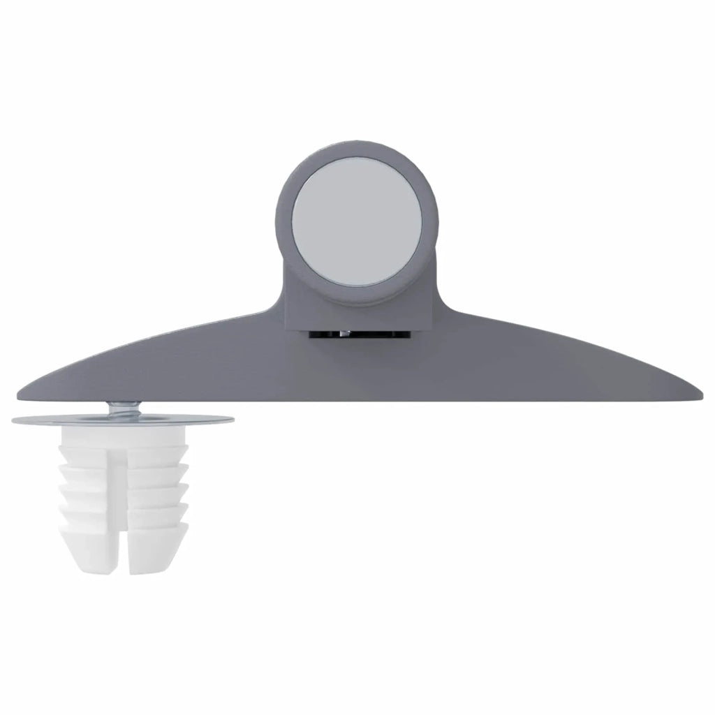 Smorzatore a Chiusura Morbida 2 pz Grigio 125 x 47 x 15 mm PP CFW4642558