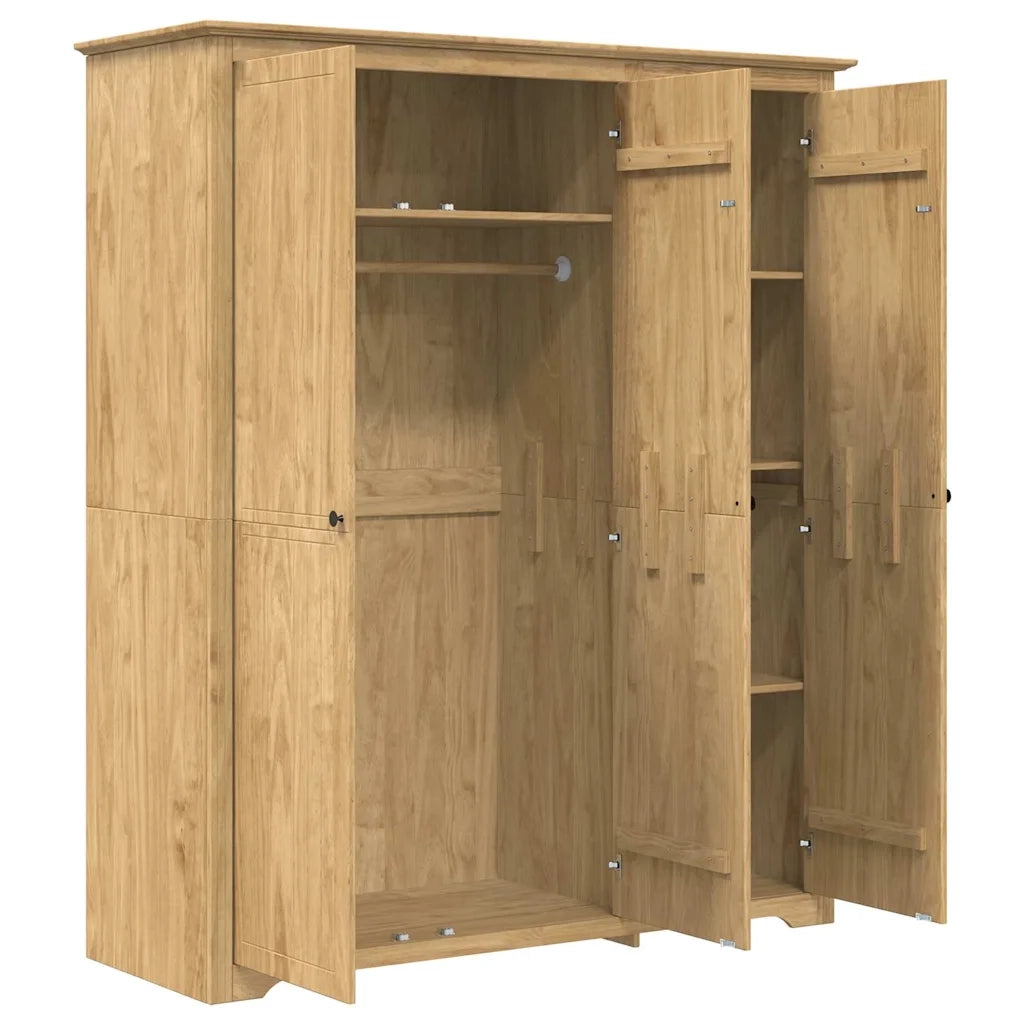 Guardaroba con porta BODO Marrone miele 146 x 53,5 x 173 cm 42023481