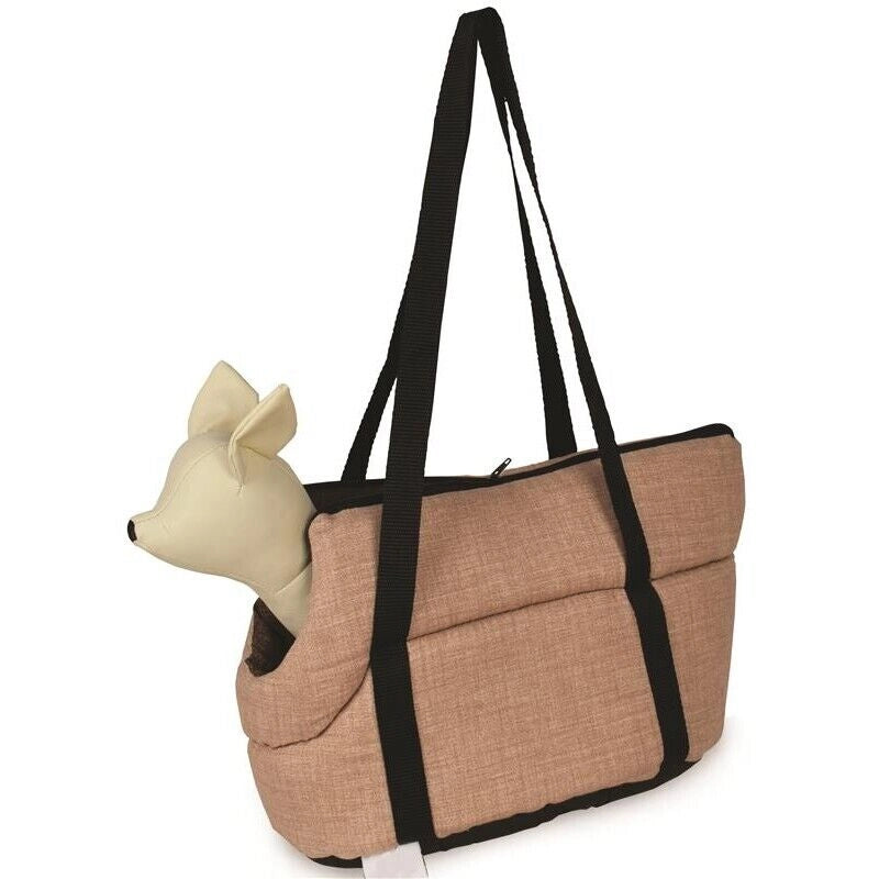 BORSA PORTATILE SEMIRIGIDA PER ANIMALI CANE GATTO 35 X 20 X 20 CM