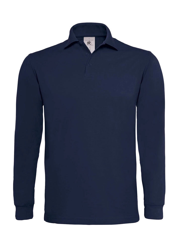 POLO MANICA LUNGA BLU Tg. XL
