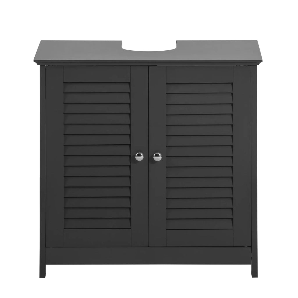 Mobiletto Bagno Cassettiera Bagno Armadietto Bagno Mobile Sottolavabo per Bagno Grigio FRG237-DG