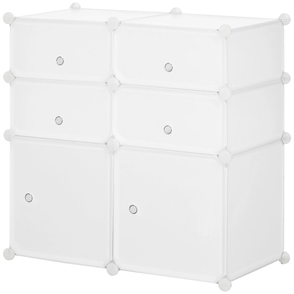 Armadio Scarpiera Multiuso ¨C zephmum ¨C Bianco 75x37x73 cm