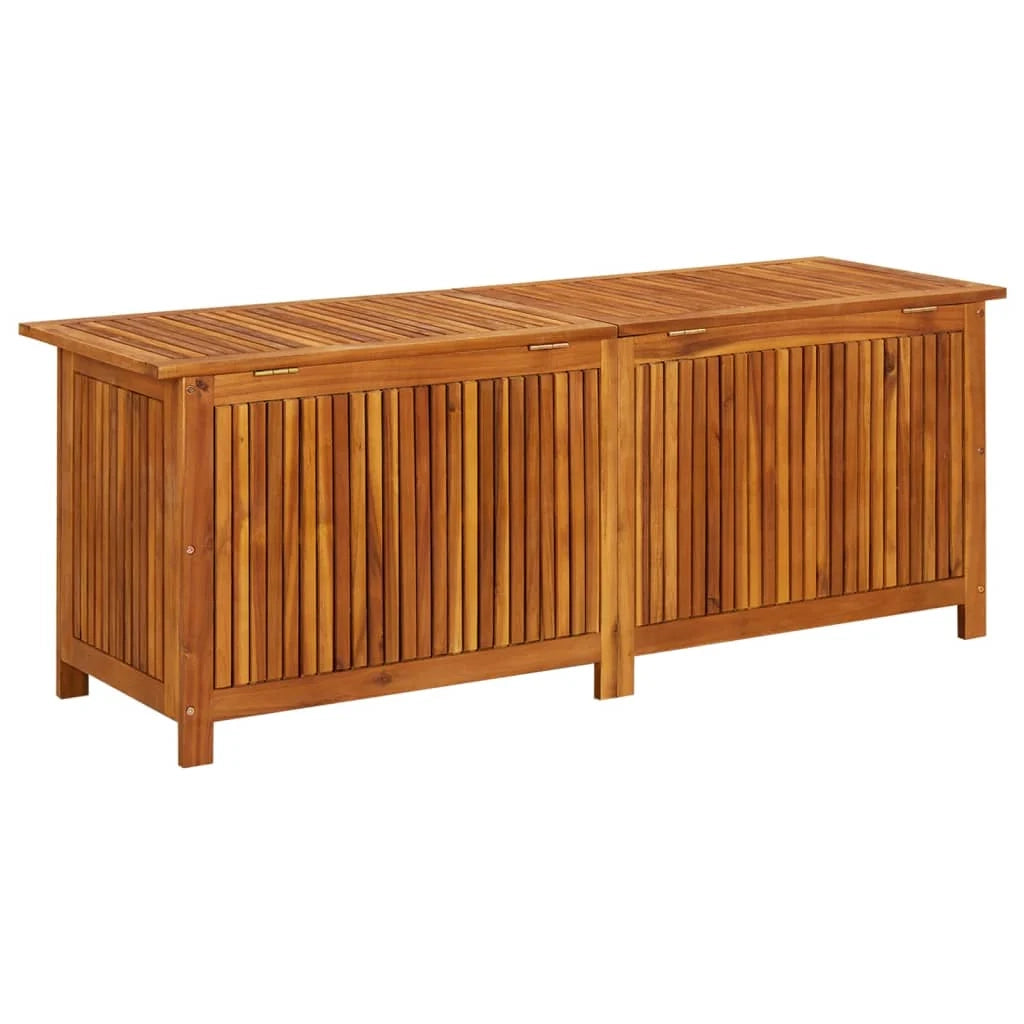 Cassapanca da giardino/box 150 x 50 x 58 cm legno massello di acacia 02_0013011