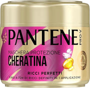 PANTENE PRO-V MASCHERA CAPELLI CHERATINA RICCI PERFETTI FINO A 72H IN 1 APPLICAZIONE PER RICCI CRESPI RIBELLI 300 ML