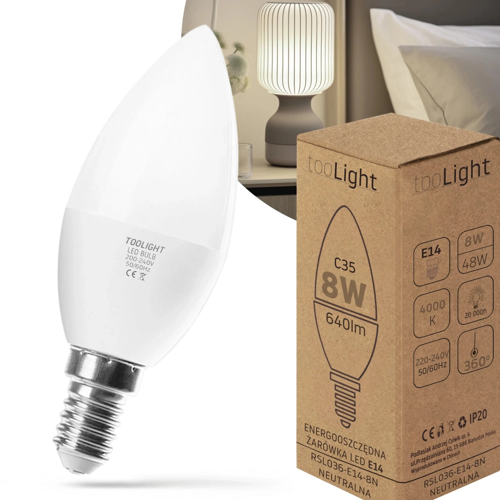 Bulbo Led Rsl036 E14 8w Neutral