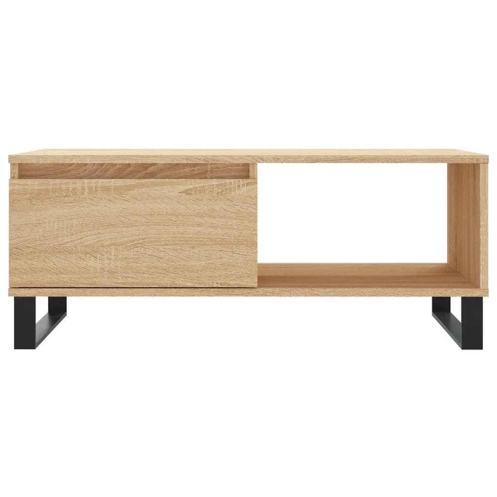 Tavolino Salotto Rovere Sonoma 90x50x36,5 cm Legno Multistrato 830575