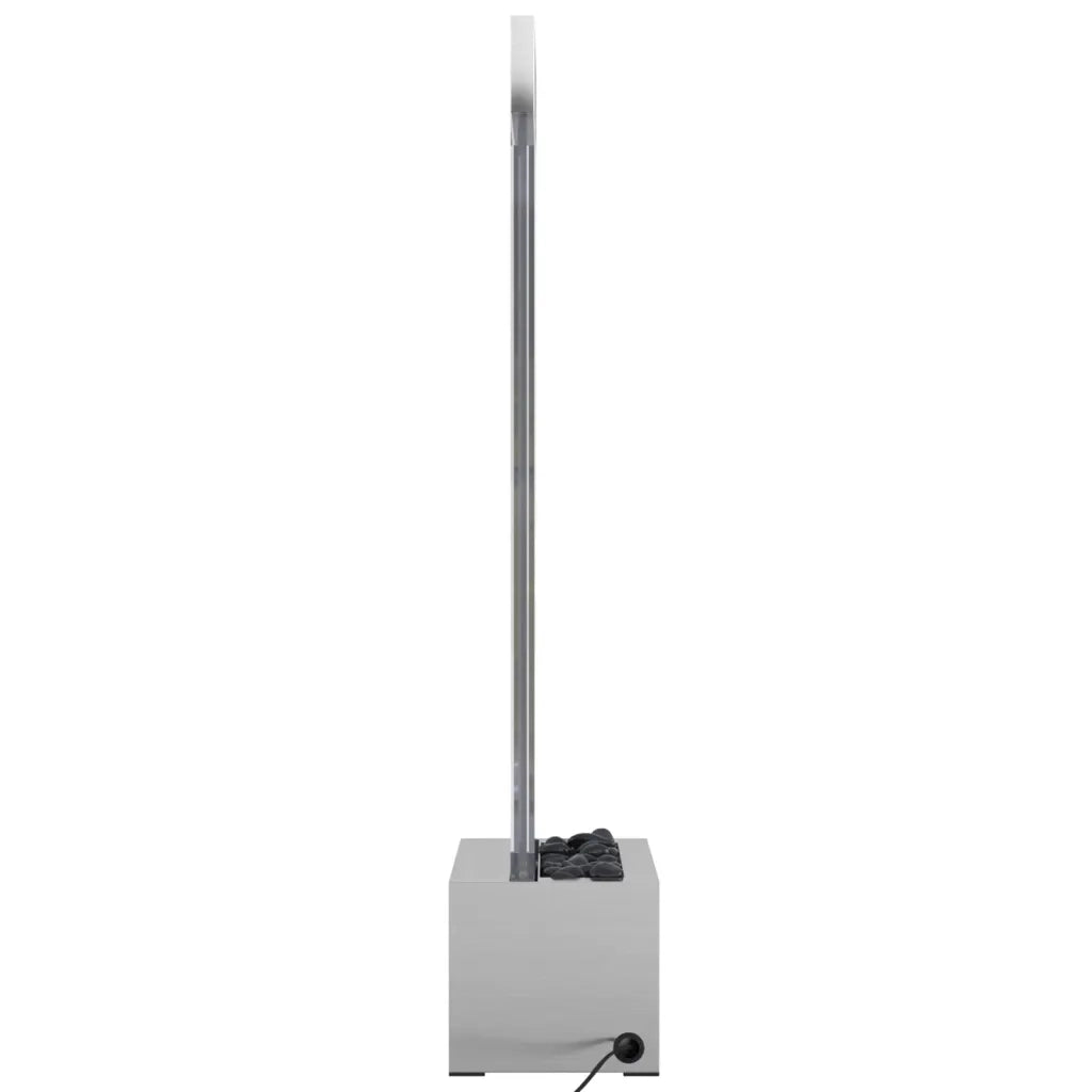 Colonna di Bolle con LED RGB Acciaio Inox e Acrilico 110 cm 151400