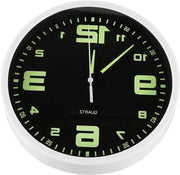 Orologio da Parete 20 cm con Luce - Design Moderno Retro - Adatto per Cucina, Camera da Letto, Bagno, Giardino Decorazione