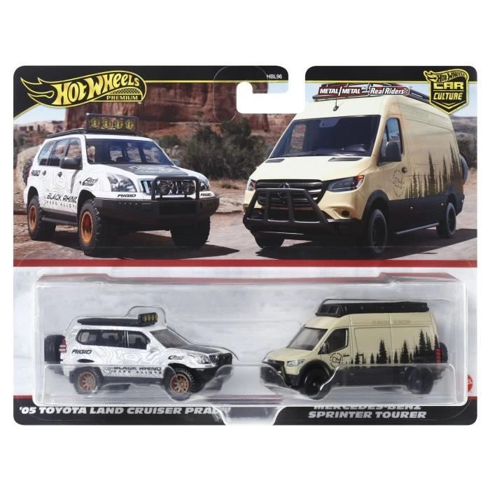 Hot Wheels - Car Culture Premium Set 2 veicoli - Set macchinine piccole - dai 3 anni in su - Hot Wheels - HBL96 - modello