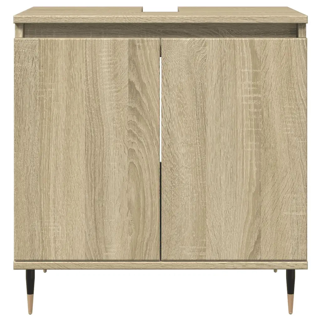 Mobile da Bagno | Armadio da bagno Rovere Sonoma 58x33x60 cm in Legno Multistrato