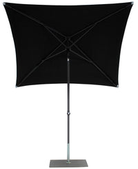 Ombrellone da Giardino 2x2 m Palo Ø38 mm in Alluminio Tessuto Olefin Trend Nero