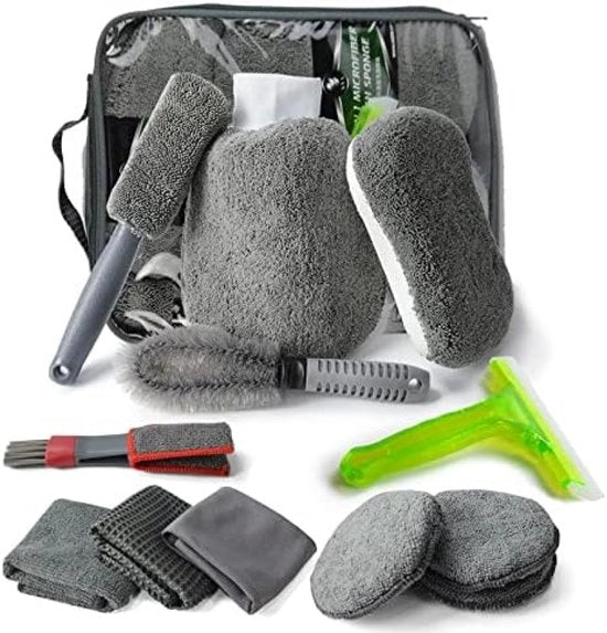 Set di Pulizia Autoreinificante - Accessori di Pulizia Multifunzionali per Interno e Esterno
