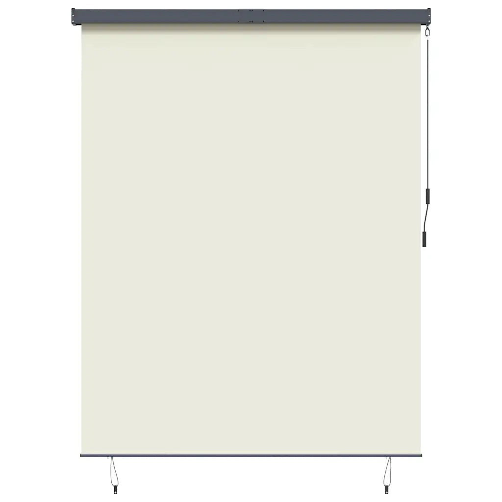 vidaXL Tenda a Rullo Esterna Striped Crema 200 x 250 cm Tessuto