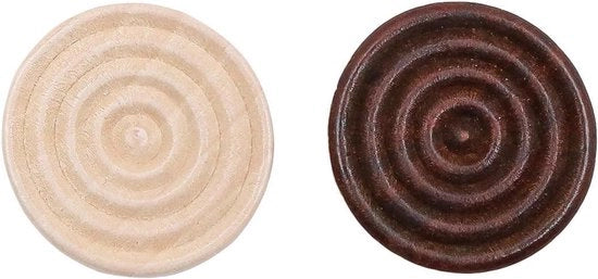 Accessori per tavoli da gioco in legno - Set di 48 pezzi - Componenti per backgammon