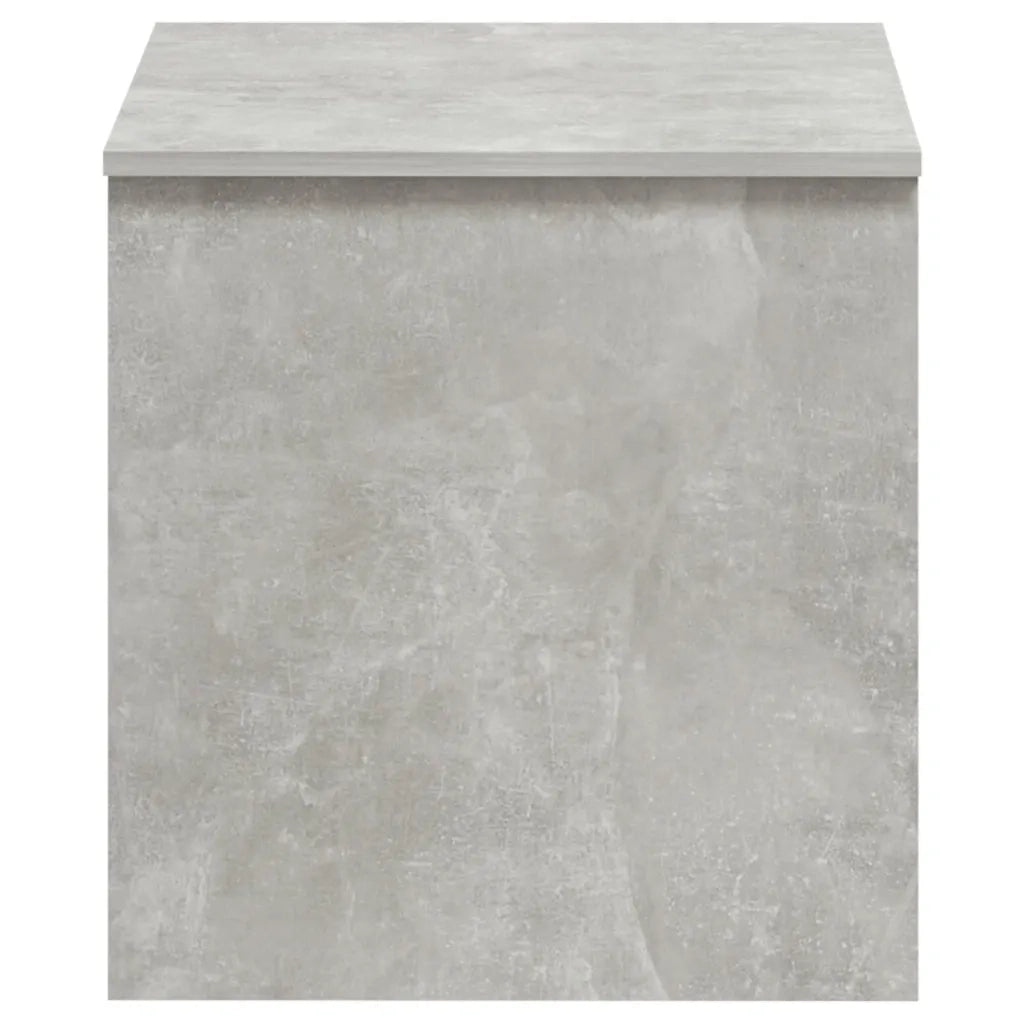 Tavolino Grigio Cemento 102x50,5x52,5 cm in Legno Multistrato 809633