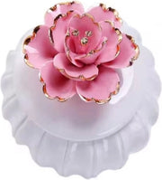 Scatola di conservazione per denti con fiori rosa