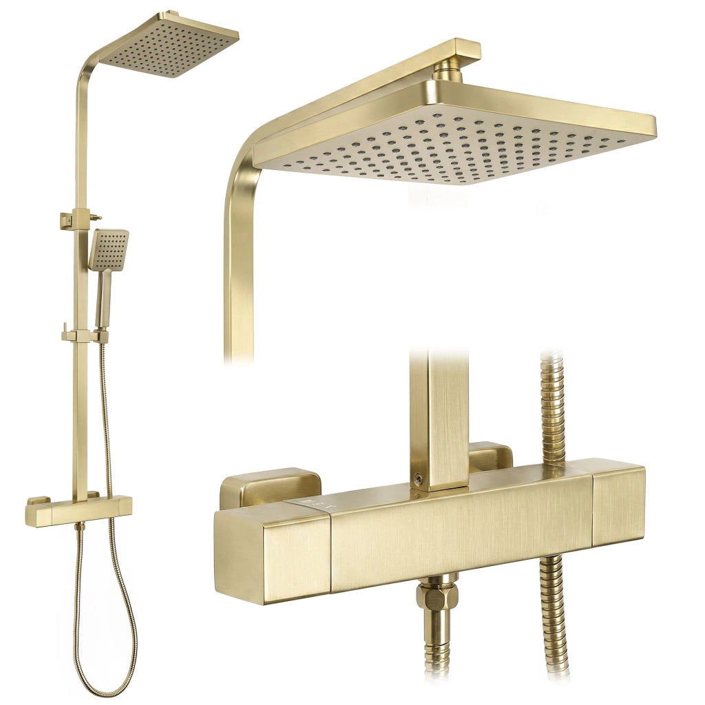 Set Doccia Rea Atrium Brush Gold